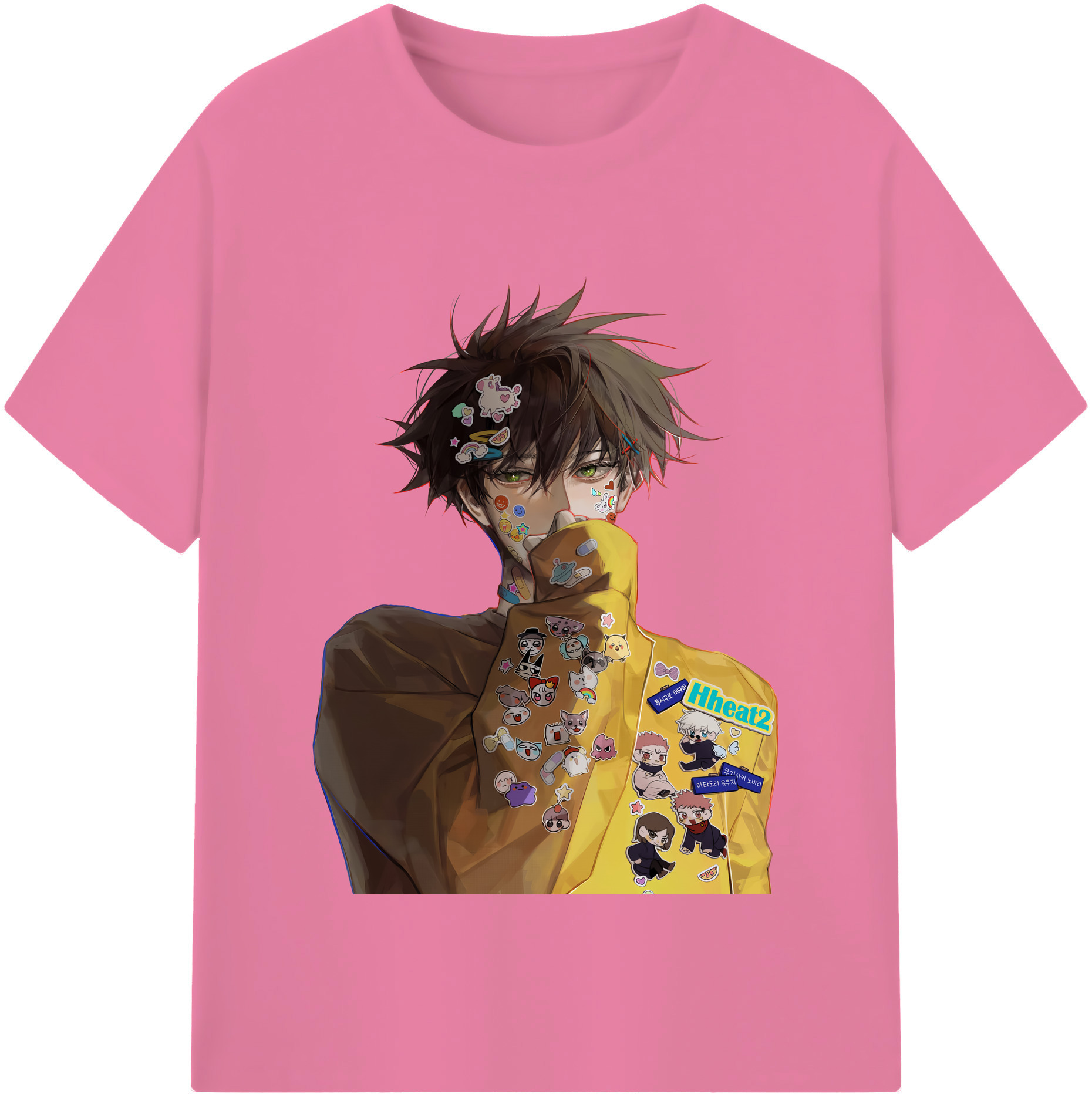 （画像用） 呪術廻戦 Jujutsu Kaisen 綿100％半袖Tシャツ（フロントプリント）